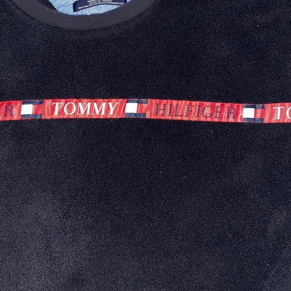 Tommy Hilfiger Fleece Pullover Jacket Sweatshirt - Picture 2 of 4